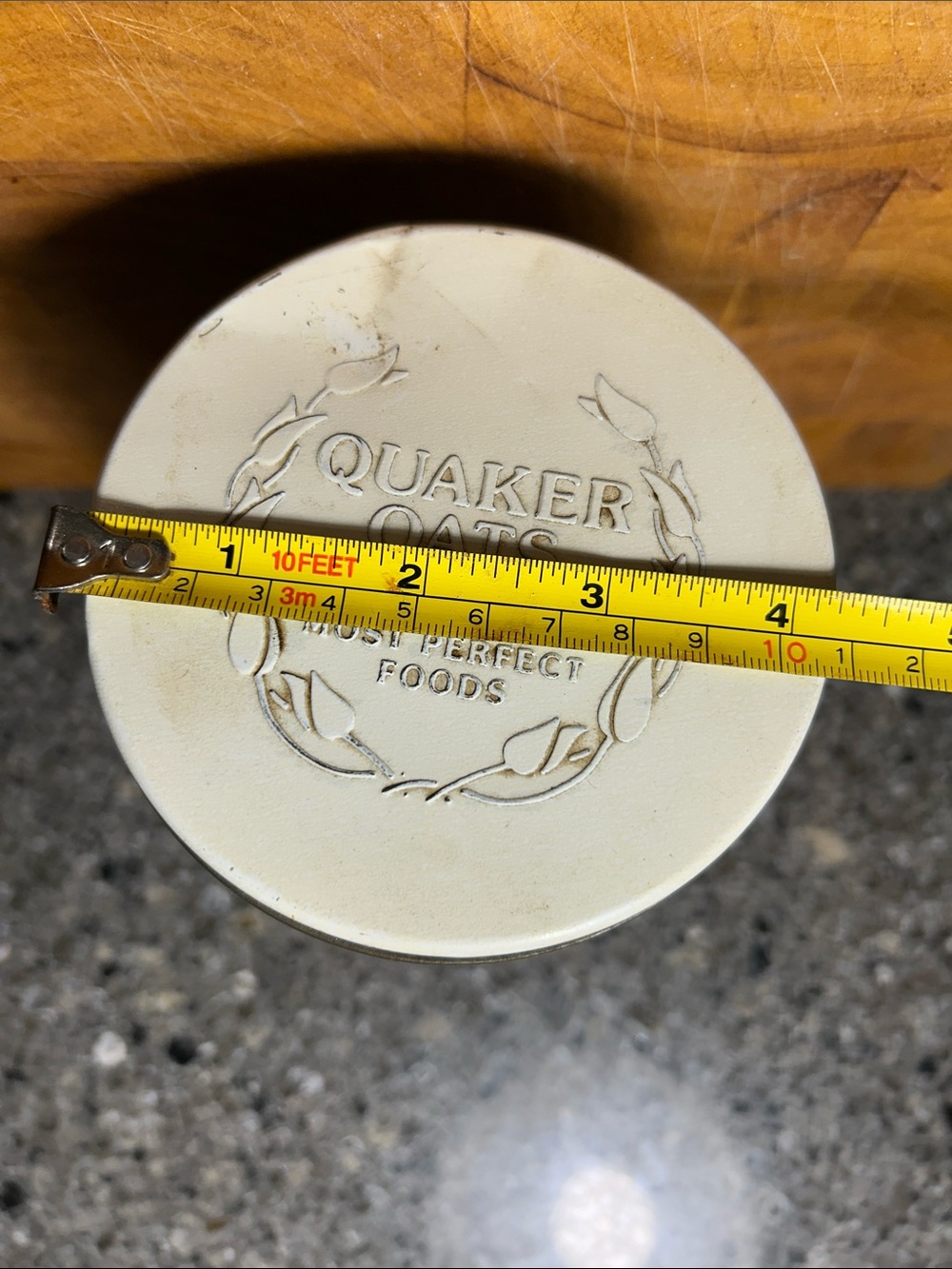 Vintage Quaker Oats tin can 1982 Limited Edition anniversary - Picture 9 of 10